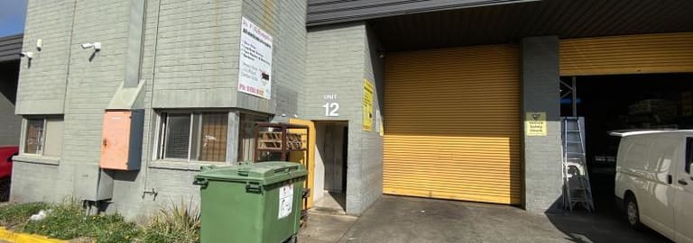 Factory, Warehouse & Industrial commercial property sold at Unit 12/17-19 Governor Macquarie Drive Chipping Norton NSW 2170