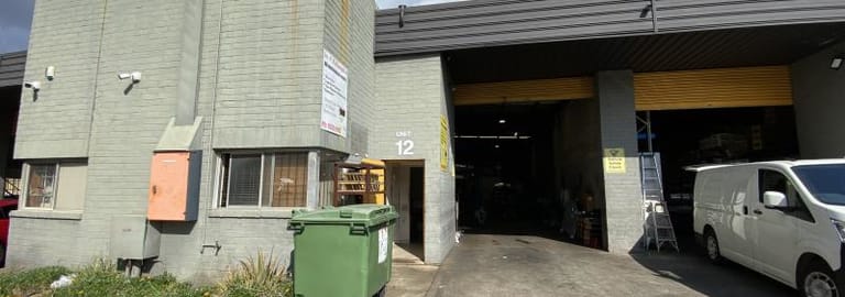 Factory, Warehouse & Industrial commercial property sold at Unit 12/17-19 Governor Macquarie Drive Chipping Norton NSW 2170