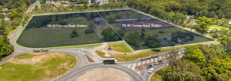 Development / Land commercial property for sale at 175-183 & 185-189 Duncan Road Sheldon QLD 4157
