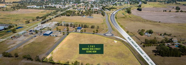 Development / Land commercial property for sale at 1, 3 & 5 Makybe Diva Street Scone NSW 2337