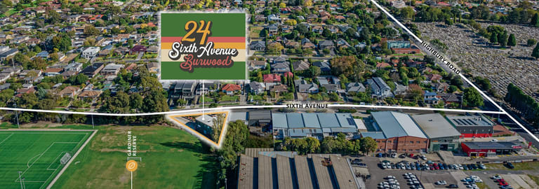 Factory, Warehouse & Industrial commercial property for sale at 24 Sixth Avenue Burwood VIC 3125