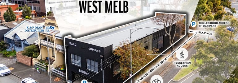 Factory, Warehouse & Industrial commercial property for sale at 88 Miller Street West Melbourne VIC 3003