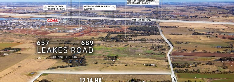 Development / Land commercial property for sale at 657-689 Leakes Road Bonnie Brook VIC 3335