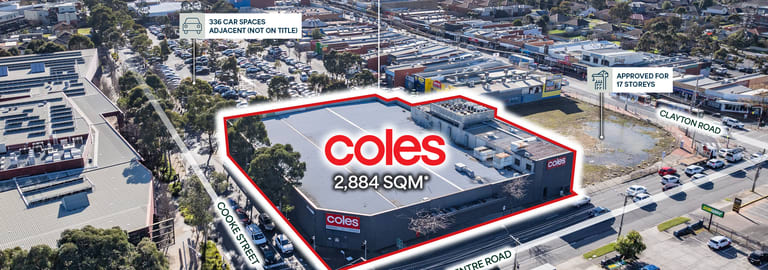 Shop & Retail commercial property for sale at Coles Clayton, 1389-1391 Centre Road Clayton VIC 3168