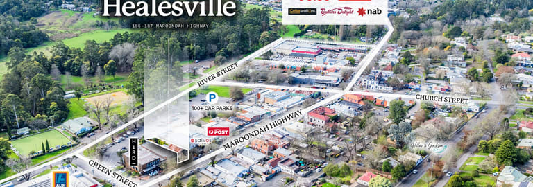 Shop & Retail commercial property for sale at 185 - 187 Maroondah Highway Healesville VIC 3777