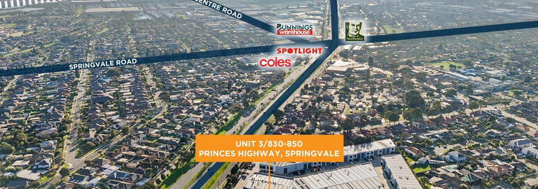 Factory, Warehouse & Industrial commercial property for lease at 3/830-850 Princes Highway Springvale VIC 3171