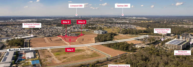 Development / Land commercial property for sale at Sites 1-3 Edmondson Park NSW 2174