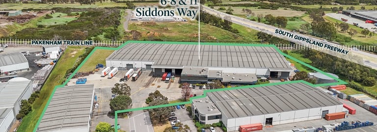 Factory, Warehouse & Industrial commercial property for sale at 6-8 & 11 Siddons Way Hallam VIC 3803