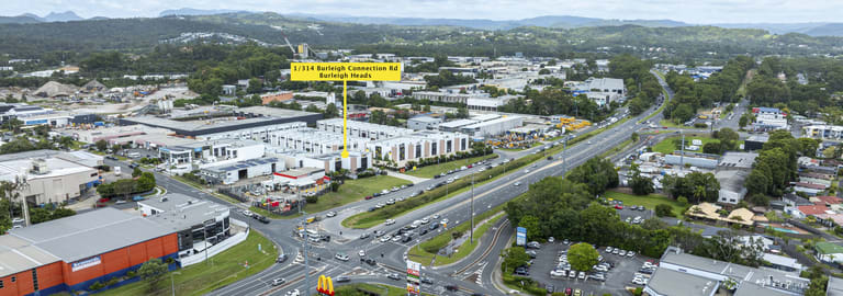 Factory, Warehouse & Industrial commercial property for sale at 1/314 Burleigh Connection Road Burleigh Heads QLD 4220
