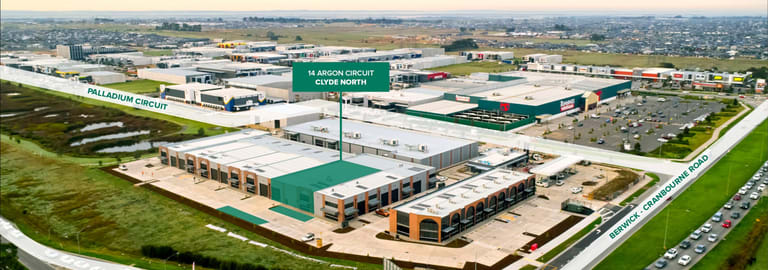 Factory, Warehouse & Industrial commercial property for sale at 14 Argon Circuit Clyde North VIC 3978