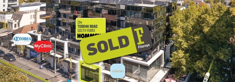 Shop & Retail commercial property sold at 294 Toorak Road South Yarra VIC 3141