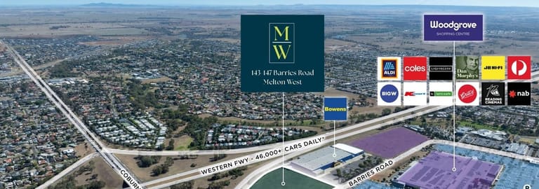 Development / Land commercial property for sale at 143-147 Barries Road Melton West VIC 3337