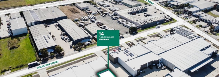 Factory, Warehouse & Industrial commercial property for sale at 14 Flatland Close Pakenham VIC 3810