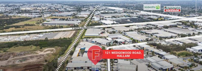 Factory, Warehouse & Industrial commercial property sold at 121 Wedgewood Road Hallam VIC 3803