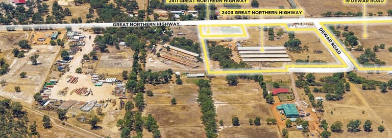 Development / Land commercial property for sale at 2403 & 2411 Great Northern Highway and 19 Dewar Road Bullsbrook WA 6084