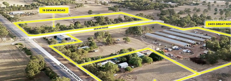 Development / Land commercial property for sale at 2403 & 2411 Great Northern Highway and 19 Dewar Road Bullsbrook WA 6084