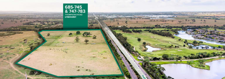 Development / Land commercial property for sale at 685-745 & 747-783 Thompsons Road Lyndhurst VIC 3975