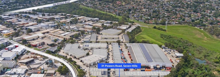 Factory, Warehouse & Industrial commercial property for sale at 31 Powers Road Seven Hills NSW 2147