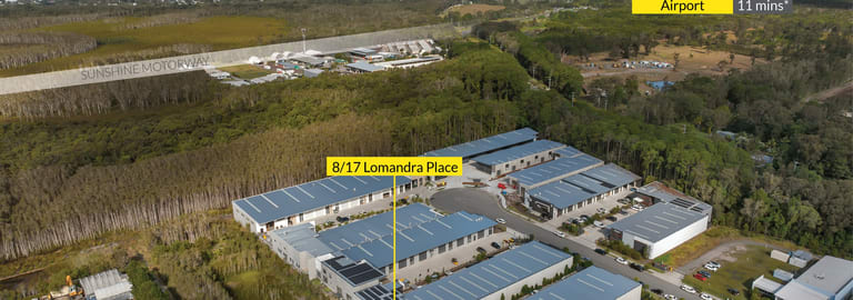 Factory, Warehouse & Industrial commercial property for sale at Unit 8/17 Lomandra Place Coolum Beach QLD 4573
