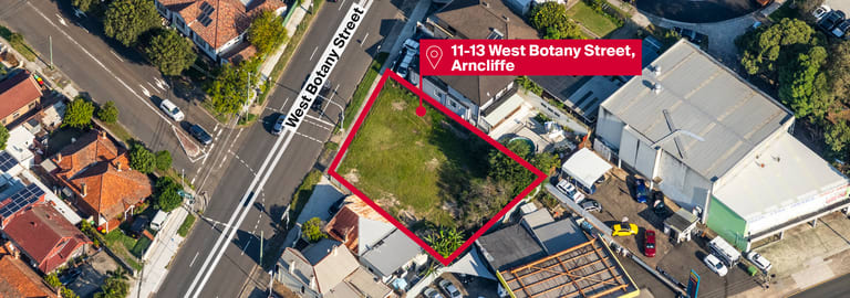 Development / Land commercial property for sale at 11-13 West Botany Street Arncliffe NSW 2205