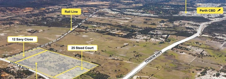 Development / Land commercial property for sale at 12 Savy Close, 22 Savy Close & 25 Steed Court Bullsbrook WA 6084