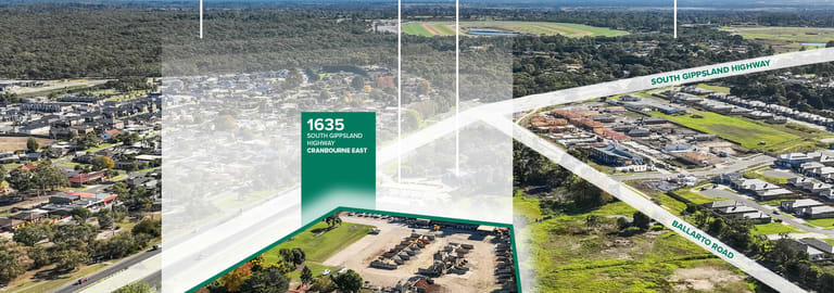 Development / Land commercial property for sale at 1635 South Gippsland Highway Cranbourne East VIC 3977