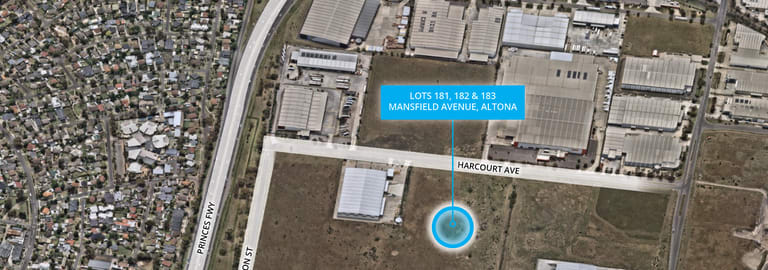 Development / Land commercial property for sale at Lots 181, 182 & 183 Mansfield Avenue Altona VIC 3018