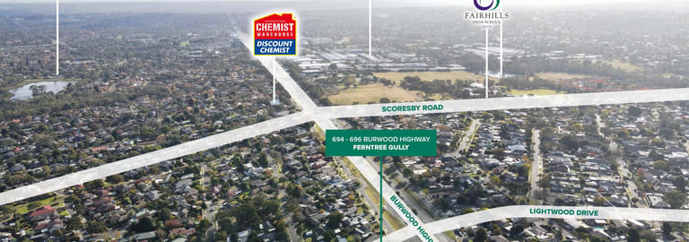 Development / Land commercial property for sale at 694-696 Burwood Highway Ferntree Gully VIC 3156