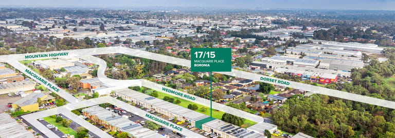 Factory, Warehouse & Industrial commercial property for sale at 17/15 Macquarie Place Boronia VIC 3155