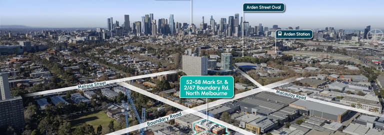 Offices commercial property for sale at 67 Boundary Road & 52-58 Mark Street North Melbourne VIC 3051