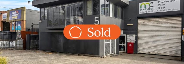 Factory, Warehouse & Industrial commercial property sold at 5 Laser Drive Rowville VIC 3178