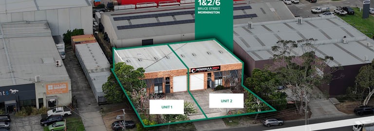 Factory, Warehouse & Industrial commercial property for sale at 1 & 2/6 Bruce Street Mornington VIC 3931