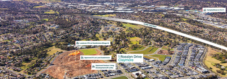 Development / Land commercial property for sale at 1 Rosslyn Drive Claymore NSW 2559