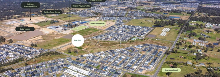 Development / Land commercial property for sale at Lot 713 Red Gables Road (Super Lot) Gables NSW 2765