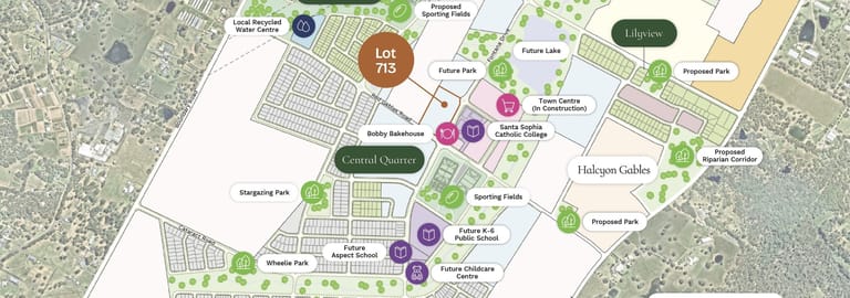 Development / Land commercial property for sale at Lot 713 Red Gables Road (Super Lot) Gables NSW 2765