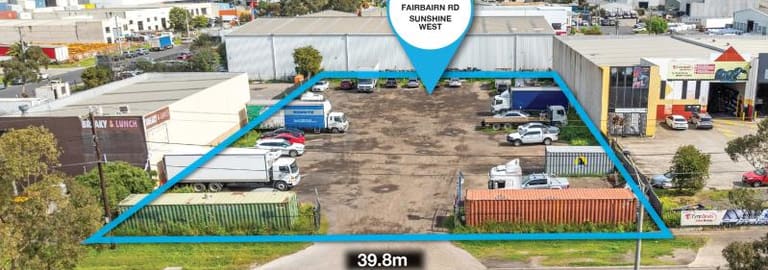 Development / Land commercial property sold at 183 Fairbairn Road Sunshine West VIC 3020