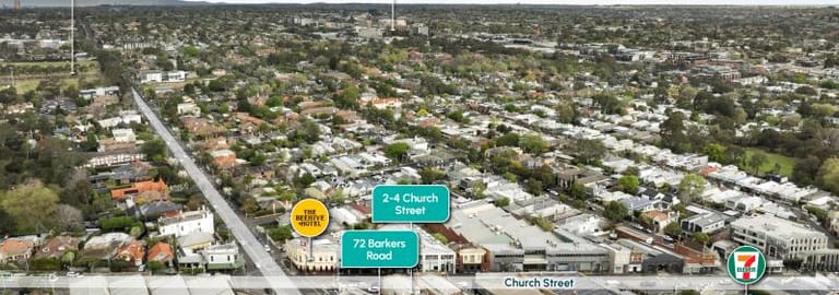 Shop & Retail commercial property sold at 2-4 Church Street & 72 Barkers Road Hawthorn VIC 3122