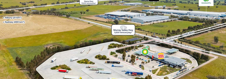 Shop & Retail commercial property for sale at BP & Hungry Jack’s Truck Stop, 1730 Murray Valley Highway, Wodonga Barnawartha North VIC 3691