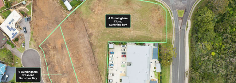 Development / Land commercial property for sale at 4-6 Cunningham Crescent Sunshine Bay NSW 2536