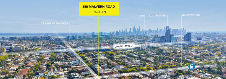 Shop & Retail commercial property for sale at 518 Malvern Road Prahran VIC 3181