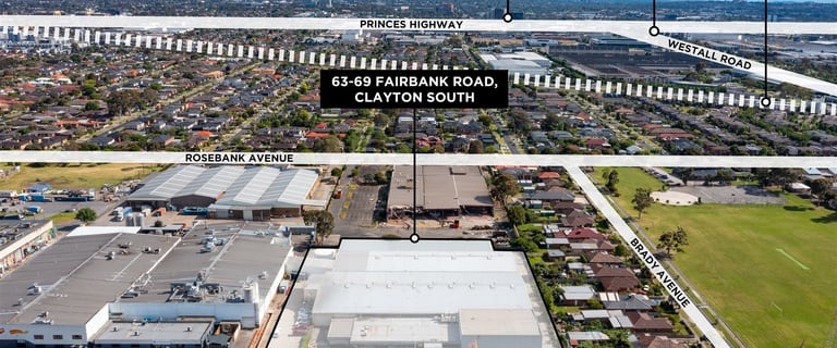 Factory, Warehouse & Industrial commercial property for lease at 63-69 Fairbank Road Clayton South VIC 3169