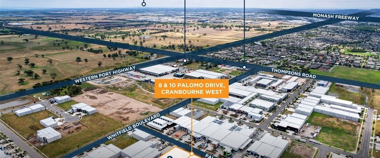 Factory, Warehouse & Industrial commercial property for lease at 8 & 10 Palomo Drive Cranbourne West VIC 3977