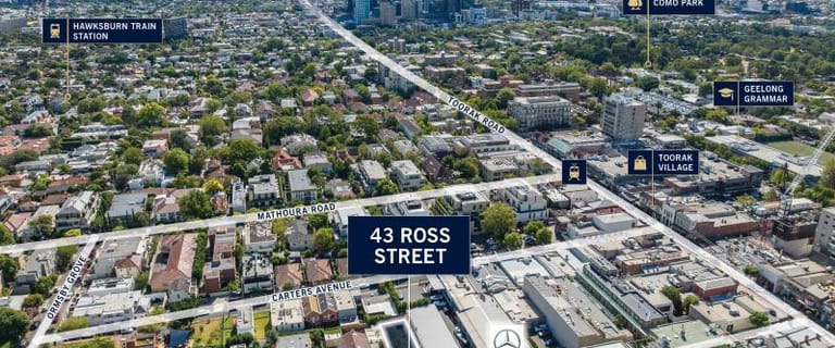 Development / Land commercial property for sale at 43 Ross Street Toorak VIC 3142