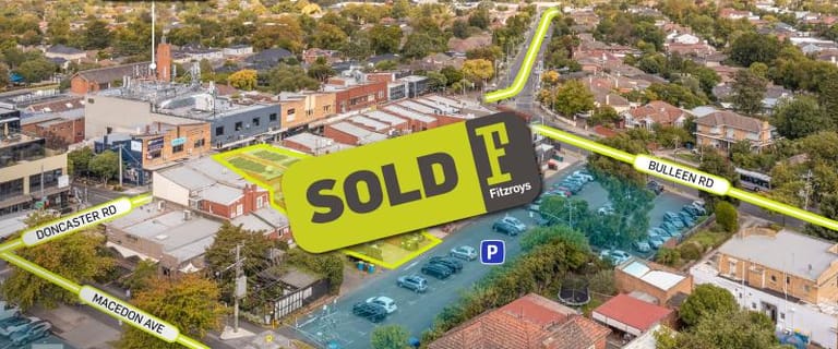 Shop & Retail commercial property for sale at 83-85 Doncaster Road Balwyn North VIC 3104