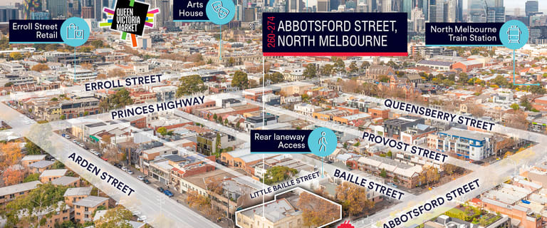 Development / Land commercial property for sale at 260-274 Abbotsford Street North Melbourne VIC 3051
