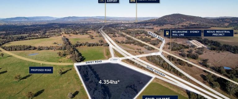 Development / Land commercial property for sale at Cnr Hume Highway & Davey Road Albury NSW 2640