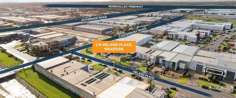 Factory, Warehouse & Industrial commercial property for sale at 1/8 Heland Place Braeside VIC 3195