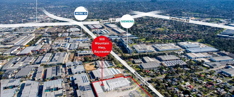 Factory, Warehouse & Industrial commercial property for sale at 908 - 920 Mountain Highway Bayswater VIC 3153