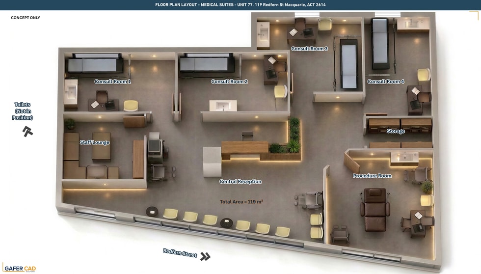 Click to view all images Unit 77/119 Redfern Street Macquarie ACT 2614 - Image 3
