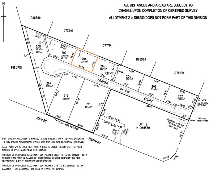 Click to view all images Lot 206/ FRASER COURT ALLOTMENTS Mount Gambier SA 5290 - Image 3